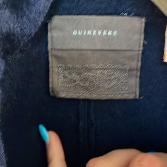 Guinevere x Anthro LS Cardigan SWEATER Wrap WITH BELT Navy Blue Size Small - Picture 2 of 11